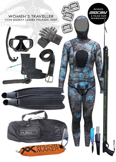 Womens Travellers Package | Pelagic Camo